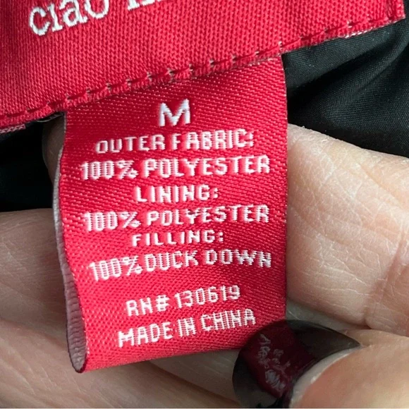 Ciao Milano Down Vest Sz M - Picture 10 of 10